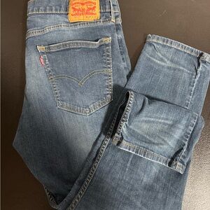 Levi's Men's Dark Blue Straight Jeans